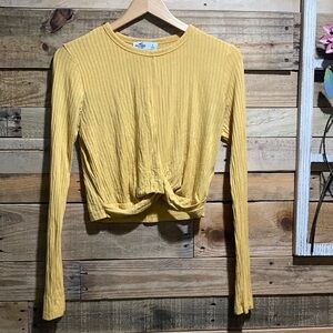Hollister Long Sleeve Crop Top
